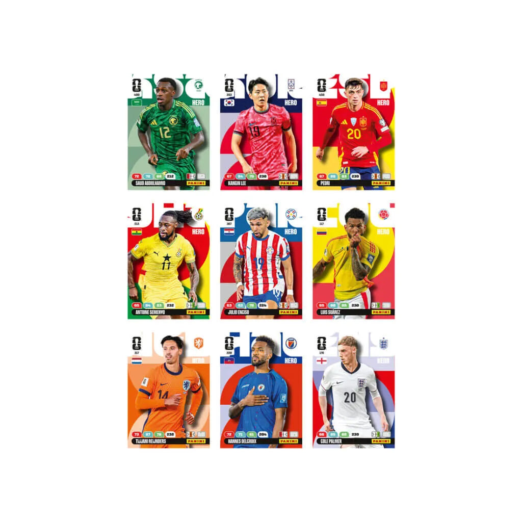 Adrenalyn - Pacote com 6 Cards